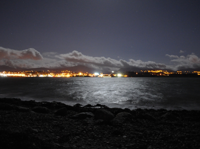 Caernarfon at night